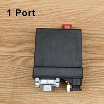 콤프레샤 압력 스위치 자동 3 상 380V 20A 공기 압축기 1 포트 4 펌프 제어 밸브 5-8 Bar 175PSI 수직, [01] 1 Port
