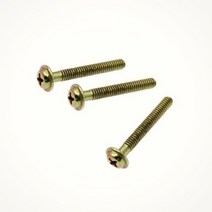 둥근머리 볼트 직결피스 십자 나사 4x45 색 x105개입, 단품