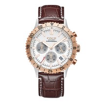 포체밀라노 남성 크로노그래프 가죽시계 FM7551L