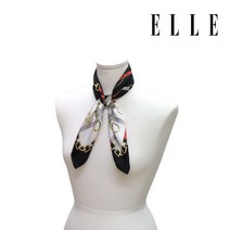 엘르 클래식박스 실크 미니 스카프 SE911S302