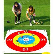 뉴스포츠 운동회 어린이 행사 게임판 수련회 운동장 양궁 과녁 어린이집 학교 점수판, [2.0X2.0m]  타겟 +15 샌드백