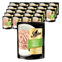 쉬바 고양이 주식 파우치 참치, 24개, 6개