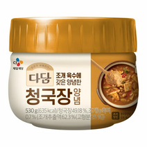 cj제일제당(주) 다담 청국장양념, x 1개, (다담) 다담 청국장찌개 530g
