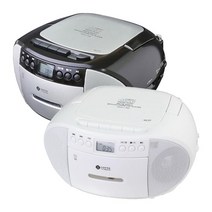 롯데알미늄 롯데 MP3 카세트 CD플레이어 핑키880 USB 재생 AUX 이어폰 지원, 화이트, 화이트