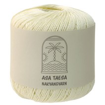 [니트박스 뜨개실] 아사태사 여름실, 502.아이보리, 1개