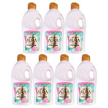 AURA 윌 유 메리미 일반 섬유유연제 본품, 1L, 7개입
