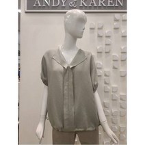 [앤디앤카렌] NC엑스코 반팔 허리스트링 블라우스 RK3BL211_EX