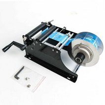 라벨 부착기 수동 핸드 라벨기 원형 병 라벨러 네임텍, 업그레이드 모델(푸시 다운 기능) 수동