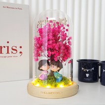 더라임코리아 LED 커플 블라썸 플라워 무드등, 혼합색상