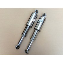 cg125 쇼바 리어쇼바 완충기 실버 cg125커스텀 스크램블러 카페레이서 튜닝, 후드o 한쌍개