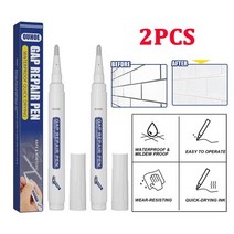 균열 보수제 틈새 매꿈 12pcs 타일 갭 수리 펜 방수 곰팡이 방지 바닥 솔기 갭 펜, 2pcs 수리 펜