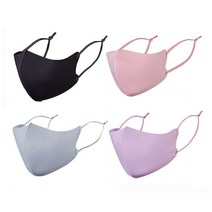 숨쉬기편한 덴탈마스크 귀편한 끈조절가능 김서림방지, 그레이