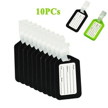 골프네임텍 골프이름표 골프라운딩준비물 10pcs 수하물 태그 가방 라벨 가방 여행