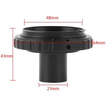 T2 마운트 카메라 어댑터 EOS SLR 23.2mm 접안 렌즈 포트 현미경 인터페이스 생물, Canon