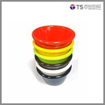대명멜라민 미색 - 멜라민 잼볼 원형 (국내생산 멜라민 흰그릇 하얀그릇 업소용그릇), DM-5/노랑