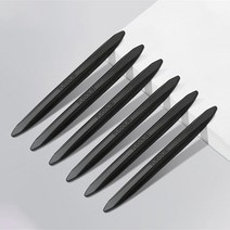 러키라이프 흔적없는 차량용 실리콘 문콕방지 도어가드, 6개, 블랙