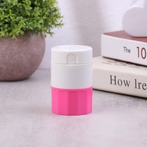 4 In1 Portable Layer Grinder Splitter Tablet Cutter Divider Storage Case Pill Box Cutting Tablets Me, [01] Green