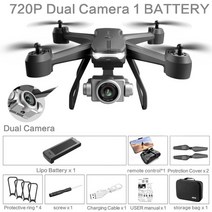 촬영드론프로페셔널 Fpv rc 쿼드콥터 드론 4DRC V14 4k HD 와이드 앵글 카메라 1080P 와이파이 듀얼 높이, 02 720P-Dual camera-1B