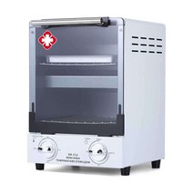 고온 살균 소독기 의료장비 네일샵 건열멸균기 소독함, 온스위치  적십자 스티커 60분