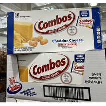 콤보스 체다치즈크래커 48gx18봉+캐릭터볼펜증정/COMBOS 코스트코 크래커/치즈크래커/치즈과자, 48g