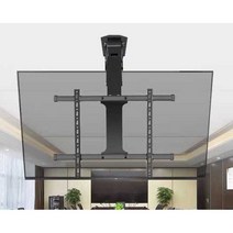 천장형TV거치대 티비거치대 브라켓 TV 걸이 모니터, 50-90인치 스마트 접이식 플립 랙