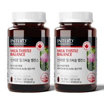 인테로 밀크씨슬 실리마린 1000mg 캐나다 + 사은품 증정, 2개, 2개, 90정