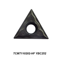 원래 TCMT 110202-HF YBC252 삼각형 보링 CNC 공구 초경 삽입 10 개/상자, 01 TCMT110202-HF YBC252