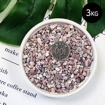 마이플랜트 콩자갈 3kg 소포장, 레드(3~5mm)