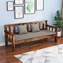 벤치형소파 원목 거실평상 나무 현관벤치, O