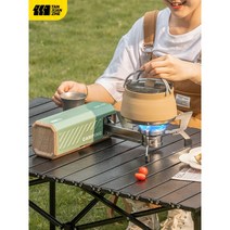 컨테이너버너 캠핑 스토브 접이식 휴대용 차박 야외 초경량, 1개, 화이트