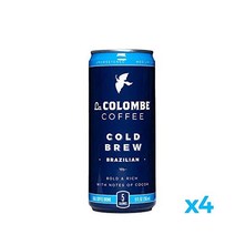 라 콜롬비 La Colombe 브라질 콜드브루 커피 266ml 4개입, 1개