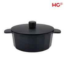 [해피콜] 플랑 IH 인덕션 주물 양손(양수)냄비 24cm, 상세 설명 참조, 상세 설명 참조