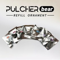 풀케르 베어(PULCHER Bear) 리필 오너먼트 1EA, 블랙베리&베이