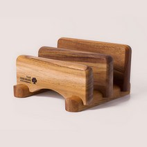 나무 원목 도마거치대 홀더 받침대 정리대 2종, 3구, 1세트