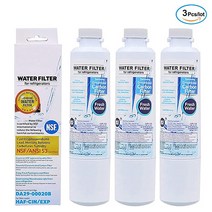 삼성 전자 DA29-00020A/B HAF-CIN/exp와 호환되는 냉장고 워터 필터 프랑스 도어 용, AE) 3 PCS, 3  PCS