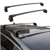 루프 랙 알루미늄 합금 전용 레일 크로스 바 핏 혼다 CR-V CRV 2023 크로스바(슬리버), Black