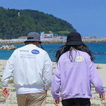 어나더드림 플로비스 오버핏 커플 시밀러룩 맨투맨