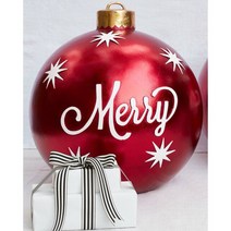 60cm 크리스마스 공 트리 장식 선물 Hristmas 홈 야외 PVC 풍선 장난감, [11] K