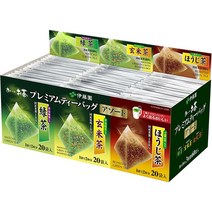 이토엔 itoen 오이 차 녹차 호지차 현미차 티백 60봉, 295ml