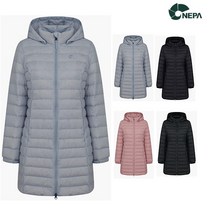 네파 NC송파점 여성용 4컬러 경량성이 우수한 롱기장 APRIL 에이프릴 경량 다운 자켓 7H62049 SPJK 다운자켓