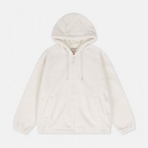 스파오 SPAO 양털 소프트 덤블 루즈핏 후드집업 자켓 SPFZC4TU05 IVORY