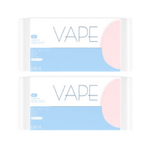 VAPE 일회용 페이스타올 각티슈 100p, 혼합색상, 10개