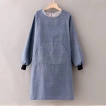 귀여운 방수 주방 앞치마 남성용 긴 소매 가정 요리 앞치마 일본 여성 패션 작업 Pinafore Mens Kitchen Apron, 8, 하나