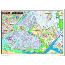 지도샵 인천 남동구 남동공단 관내도.지도 155cm x 110cm