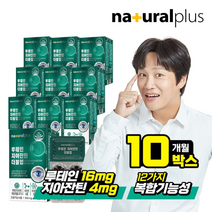 내츄럴플러스 루테인 지아잔틴 더블업 16대4 비율 30캡슐 10박스 / 비타민 미네랄 11종