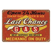 내 차고 내 도구 내 규칙. 석유와 주유소를 위한 복고풍 주석 기호 빈티지 금속판 그림 벽 장식, 23, 20x30cm, 23