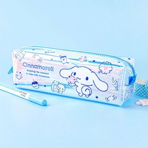 파우치형 산리오 시나모롤 필통 아동 여아 이쁜파우치 학용품 학교 초등 선물, 홀로그램