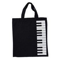 캔버스백 에코백 데일리 직장인 숄더 기저귀 휴대용 면과 린넨 악보 가방 건반 패턴 뮤지컬 가방 악기 기구 가방 뮤지컬 가방 손가방