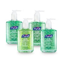 퓨렐 고급 손 소독제 수딩 젤 알로에 240ml 4개