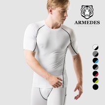 아르메데스 언더레이어 쿨티셔츠 베이스레이어 컴프레션 테크핏 운동복 반팔 AR-58